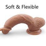 Silicone Realistic Dildo Ultra-Soft Huge Dildos with Strong Suction Cup