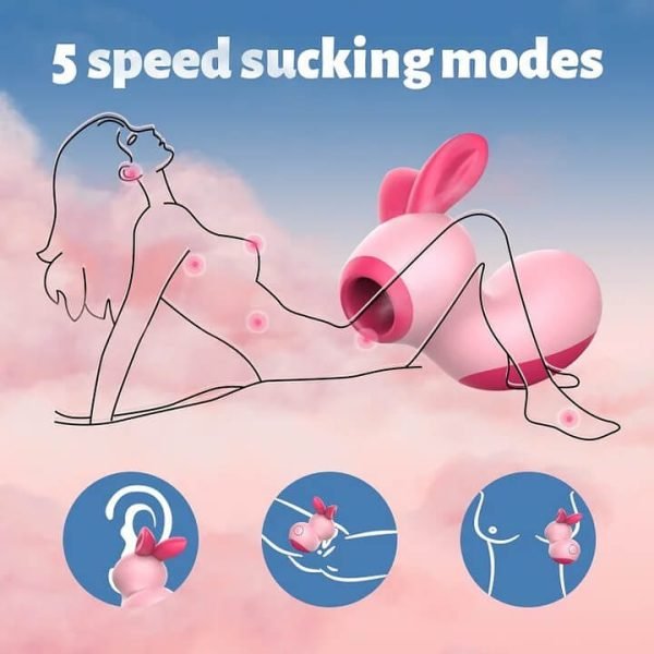 Rabbit Clit Sucker Vagina Sucking Vibrator For Adults