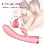 Rabbit Vibrator Strong Dildo Vibrator G-spot Clitoris Stimulator Vaginal Masturbation