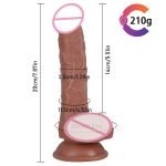 Silicone Realistic Dildo Ultra-Soft Huge Dildos with Strong Suction Cup