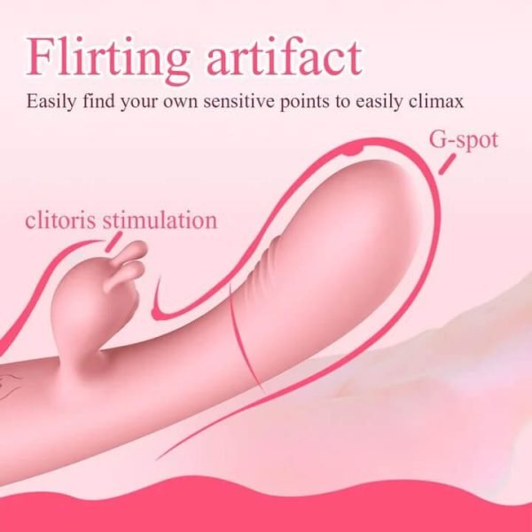Rabbit Vibrator Strong Dildo Vibrator G-spot Clitoris Stimulator Vaginal Masturbation