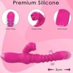 Thrusting Rabbit Vibrator for Clitoris & G-spot