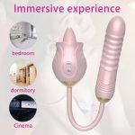 Rose G-spot Tongue Licking Vibration For Wome