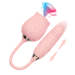 Rose Sex Toy Dual Sucking Vibrator For Women