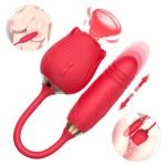 Rose Sex Toy Dual Sucking Vibrator For Women