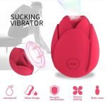 Rose Sucking Core Lotus Vibrator