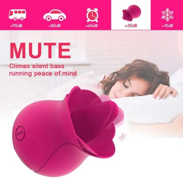 Rose Tongue Licking Clitoris Vibrator