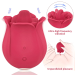 Rose Tongue Licking Vibrator Clitoral Stimulation Sex Toy