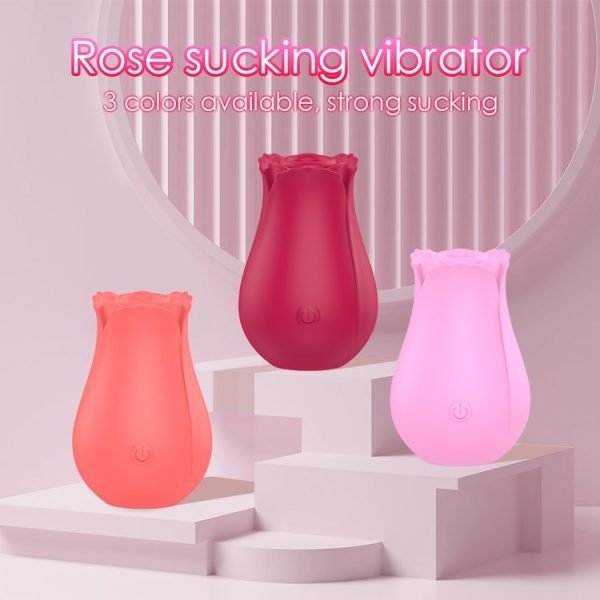 Rose Toy 10 Speeds Oral Sucking Vibrator