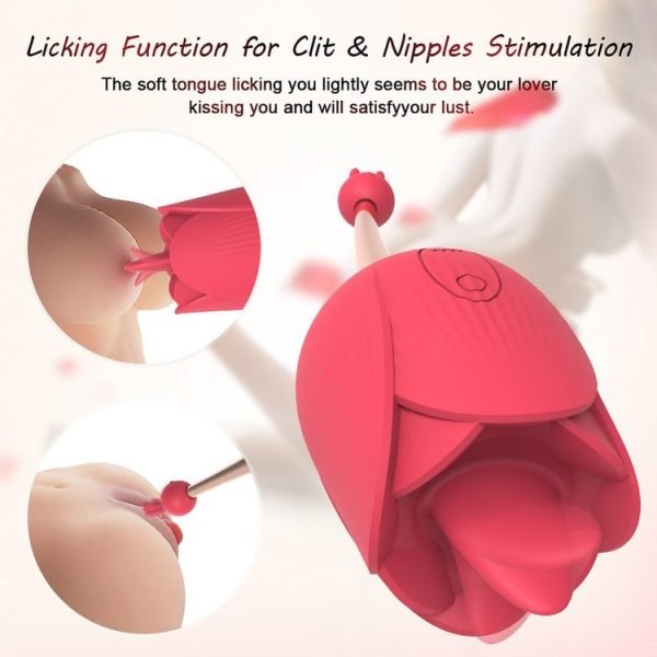 Rose Toy Clit Vibrator And Licker