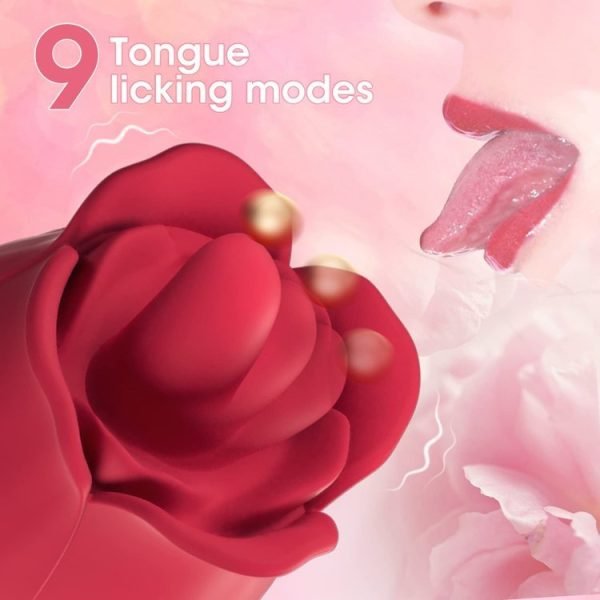 Rose Toy Clitoral Tongue Licking Vibrator