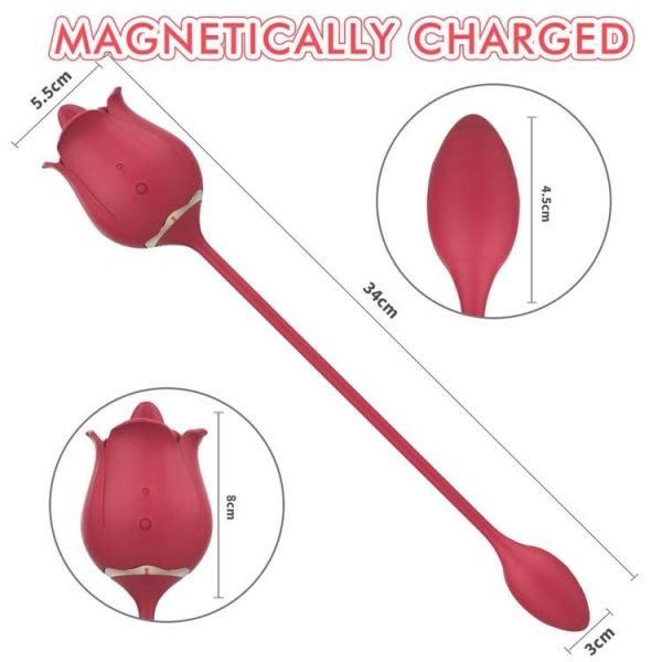 Rose Toy Clitoral Tongue Licking Vibrator