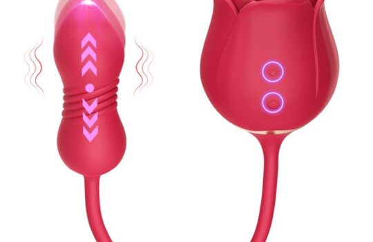 Rose toy vibrator product example from Sosrose