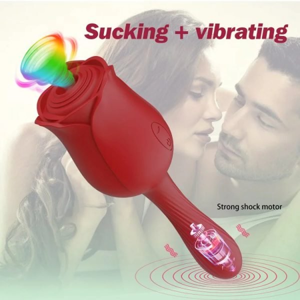 Rose Vibrator Clitoris Sucker