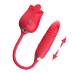 Rose Toy Licking Double Design Bullet Vibrator Pro