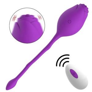 Rose Vibrator with Jumping Egg