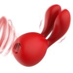 5 Frequency Sucking 8 Frequency Vibrating Bonnie Rabbit Massage Stick